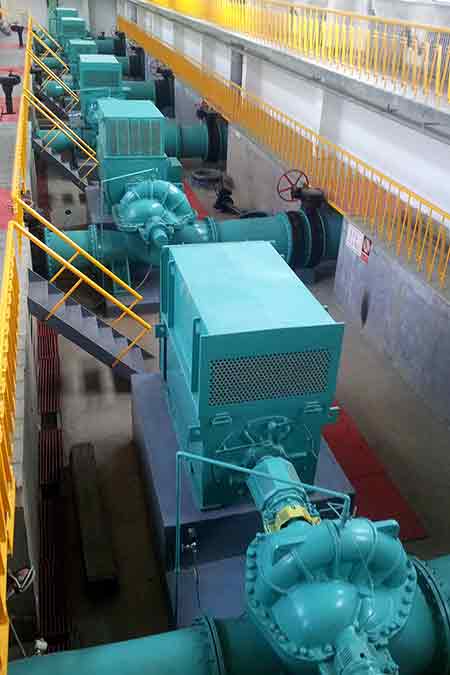 KPS系列单级双吸离心泵在长春水务集团第三制水公司改造项目使用现场