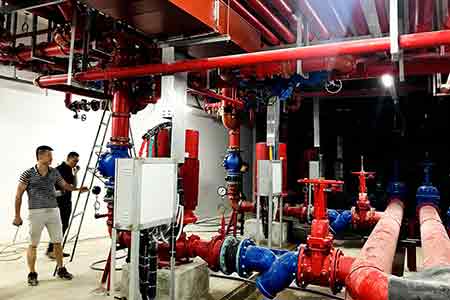 肯富来管道式离心泵在越南岘港酒店使用现场