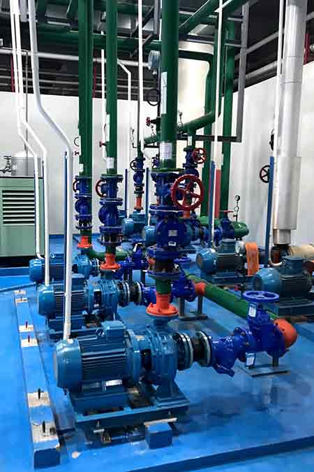 KCC系列化工离心泵在开平牵牛生化制药有限公司使用现场