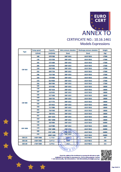 星空网页版·官方站在线登入单泵CE证书